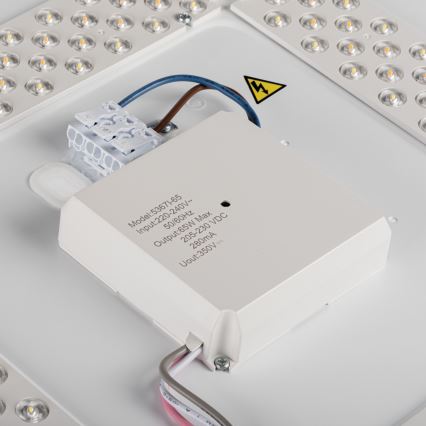 Plafonieră LED dimmabilă LIXAN LED/65W/230V 3000-6500K Ø 48,6 cm alb/negru + telecomandă