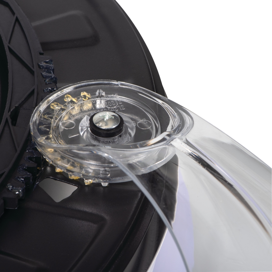 PLAVE Plafonieră LED cu ventilator, dimabilă, 36W, 230V, 3000–6500K, argintiu/alb + telecomandă