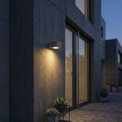 Aplica de perete pentru exterior LEGINO, 1xGX53/11W/230V, 80 cm, IP65, antracit