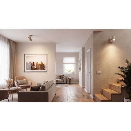 Aplica spot de perete EVALO 1xGU10/10W/230V bej/auriu