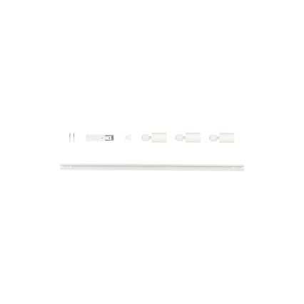 Spot pe șină ALTEAR, 3x GU10, 10W, 230V, 1 m, alb