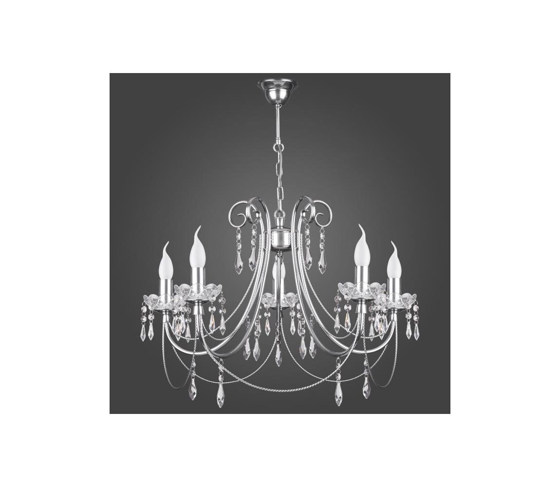 Kemar KN/5/CR - Lustra CRISTAL 5xE14/60W/230V