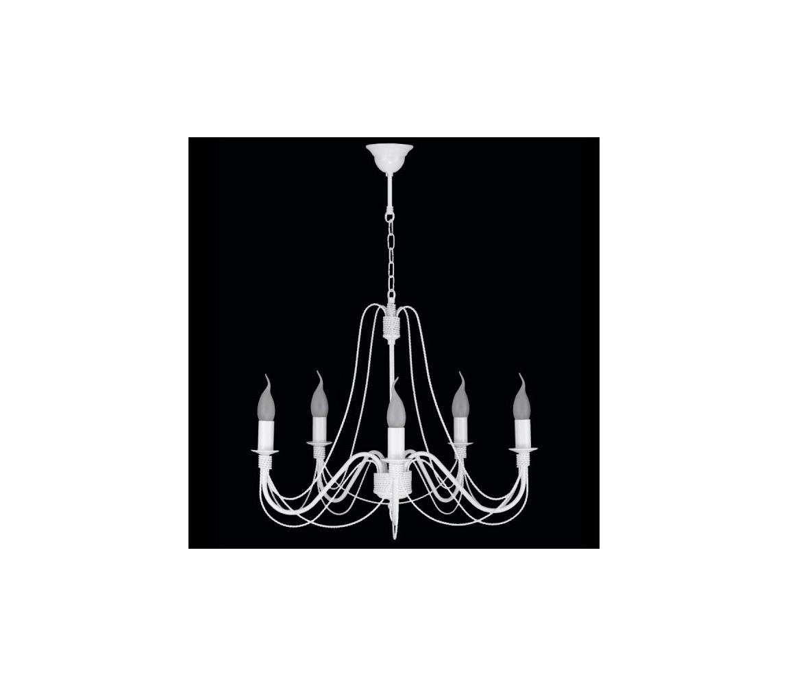 Kemar P/5/S/W - Lustra PRETO 5xE14/60W/230V