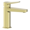 KFA Armatura 4522-815-31 - Baterie pentru lavoar MALAGA 15,9 cm + ventil click-clack, auriu periat