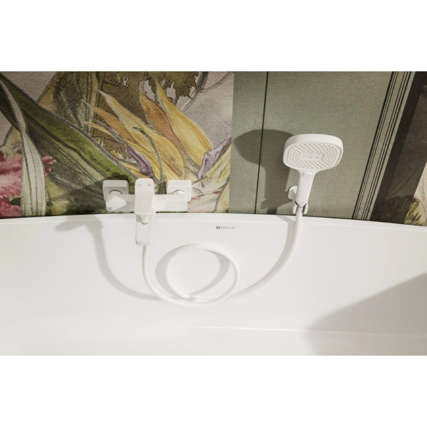 KFA Armatura 4524-010-44 - Baterie pentru cadă MALAGA, albă