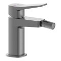 KFA Armatura 4527-015-61 - Baterie pentru bideu MALAGA cu ventil de scurgere, gri metalic