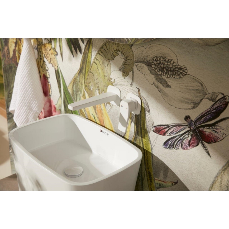 KFA Armatura 4529-810-44 - Baterie de lavoar pentru montaj încastrat MALAGA, albă