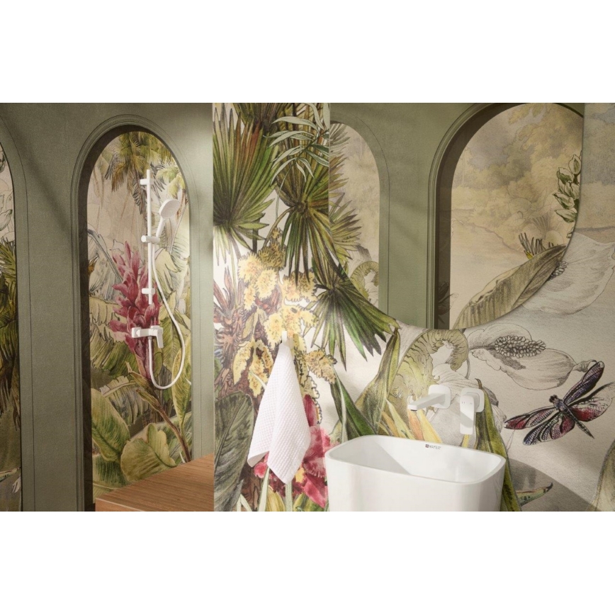 KFA Armatura 4529-810-44 - Baterie de lavoar pentru montaj încastrat MALAGA, albă