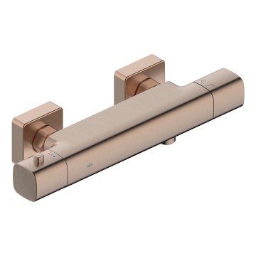 KFA Armatura 5756-010-34 - Baterie termostatică pentru duș MALAGA aur roz