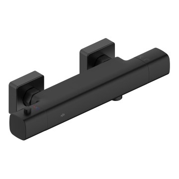 KFA Armatura 5756-010-81 - Baterie termostatică de duș MALAGA, neagră