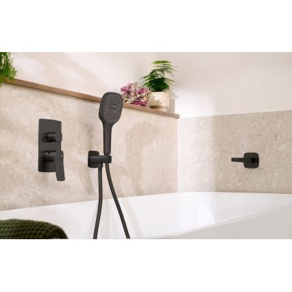 KFA Armatura 4529-501-81 - Set de duș MALAGA cu baterie încastrată, negru