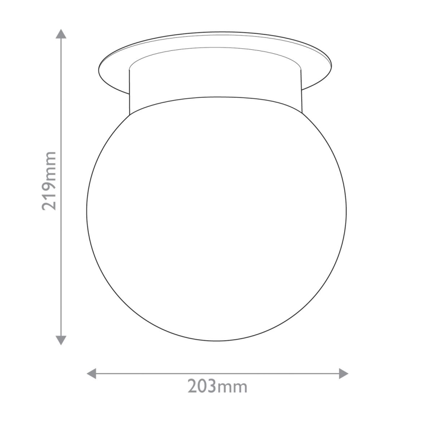 Kichler KL-ALBERS-F-G-CPZ Plafonieră ALBERS 1xE27/40W/230V Ø20,3 cm, auriu
