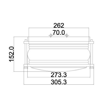 Kichler - Lampă de exterior ASHLANDBAY 1xE27/60W/230V IP44 bronz