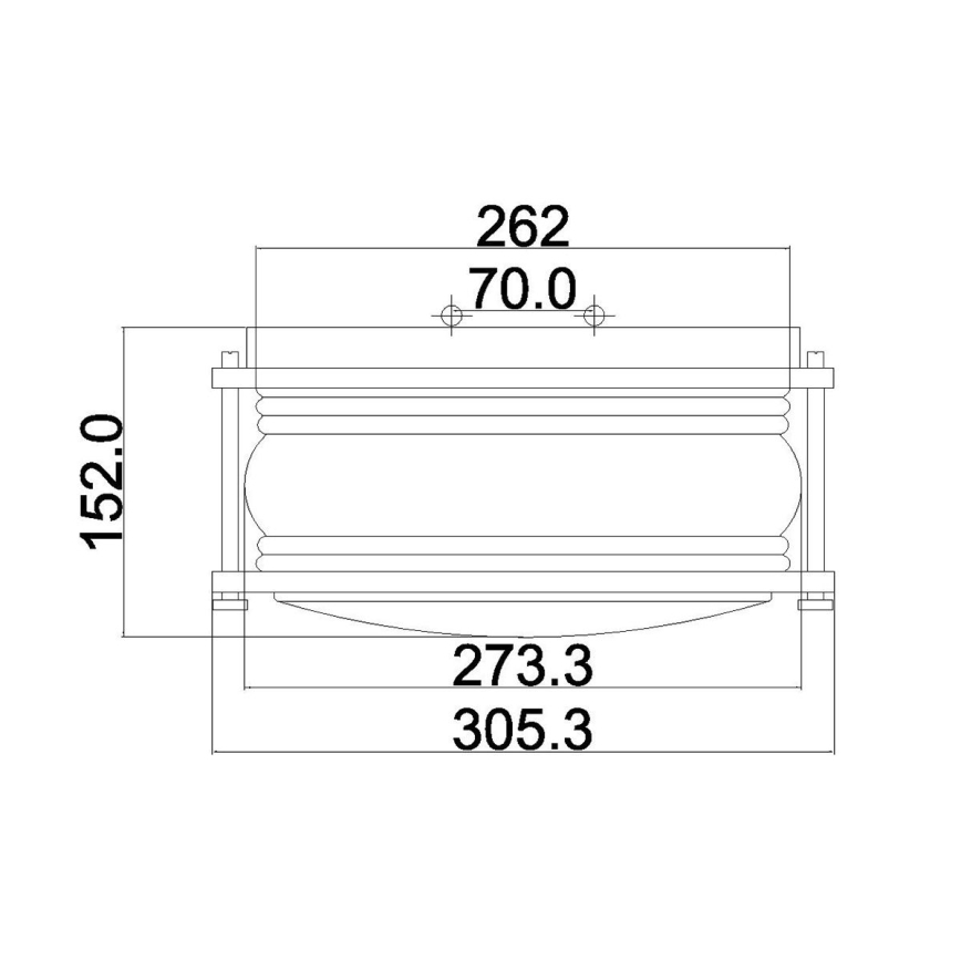 Kichler - Lampă de exterior ASHLANDBAY 1xE27/60W/230V IP44 bronz