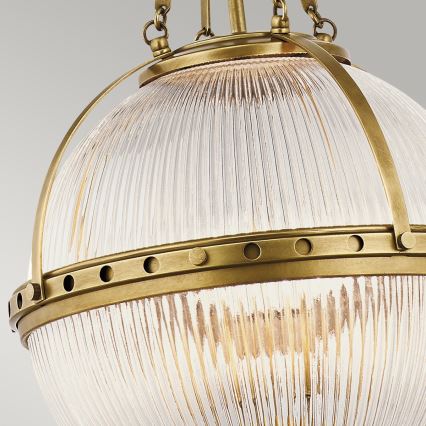 Kichler - Lustră cu tijă ASTER 3xE14/60W/230V alamă