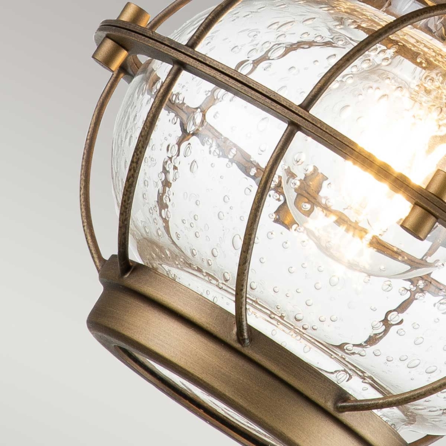 Kichler - Aplică de exterior BRIDGE POINT 1xE27/60W/230V IP44 alamă