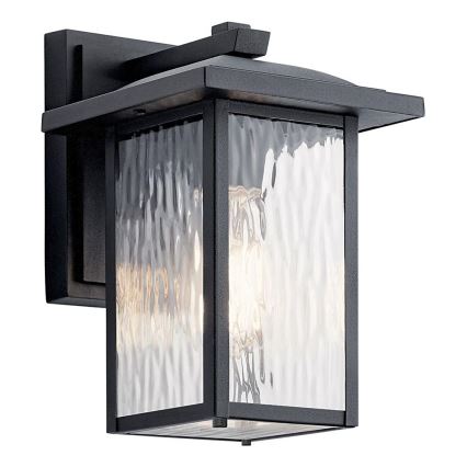 Kichler - Aplică de perete pentru exterior CAPPANNA S 1xE27/60W/230V IP44 neagră