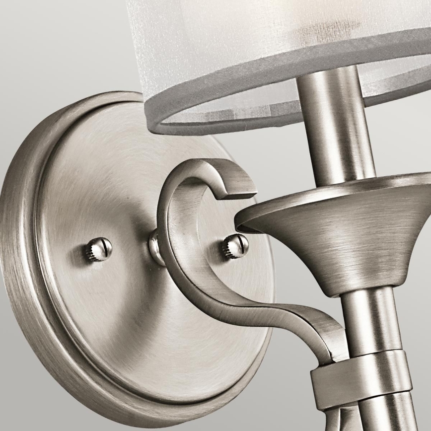 Kichler - Aplică de perete LACEY 1xE14/40W/230V crom mat