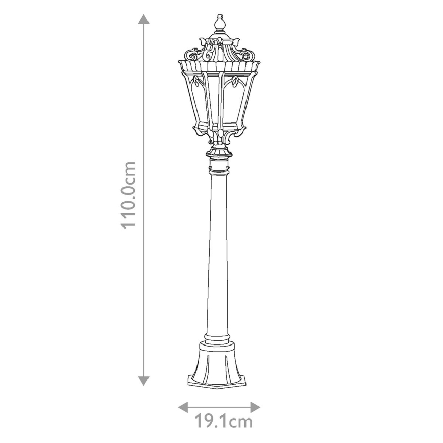 Kichler - Lampă de exterior TOURNAI 1xE27/60W/230V IP44 bronz