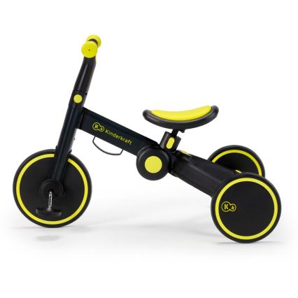 KINDERKRAFT - Tricicletă pentru copii 3în1 4TRIKE galben/negru