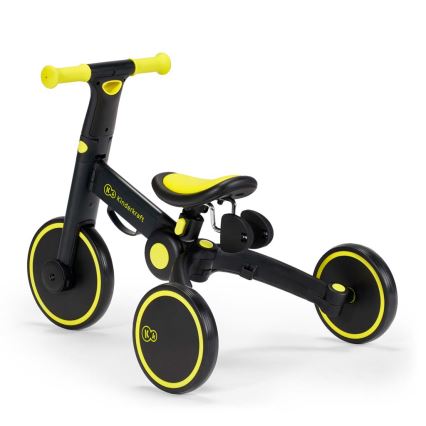 KINDERKRAFT - Tricicletă pentru copii 3în1 4TRIKE galben/negru