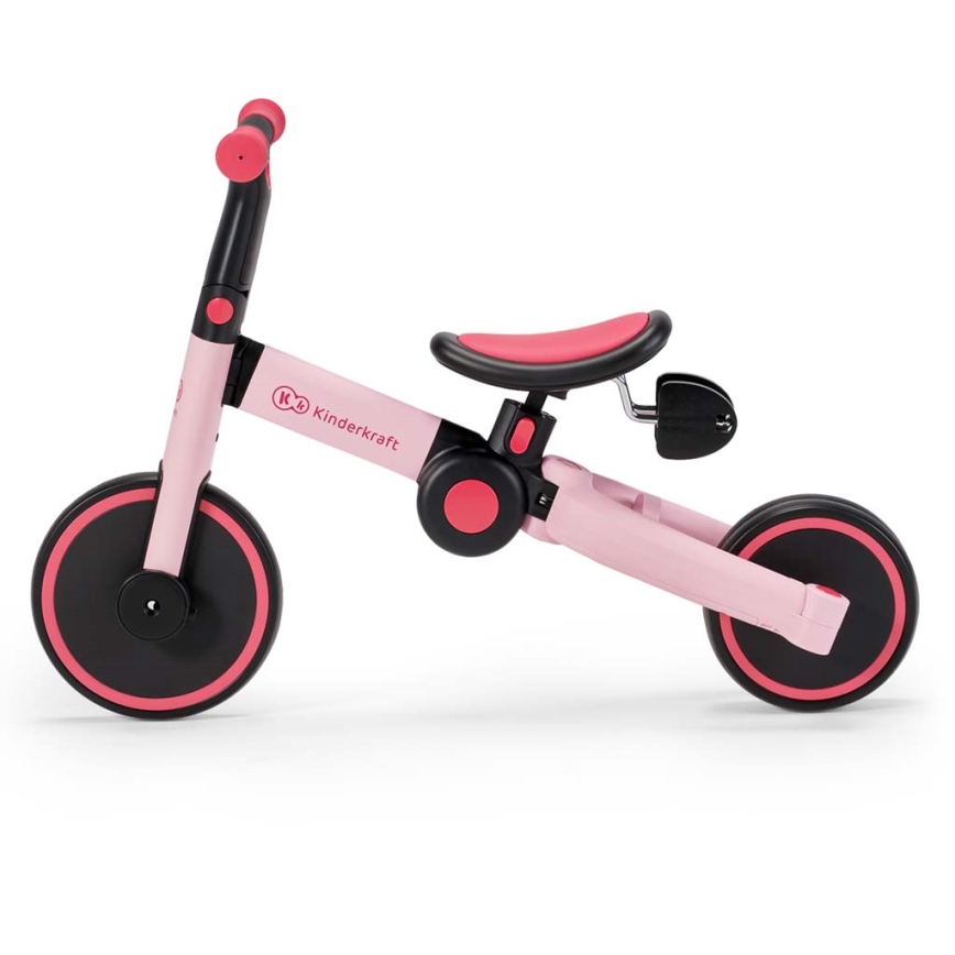 KINDERKRAFT - Tricicletă pentru copii 3în1 4TRIKE roz