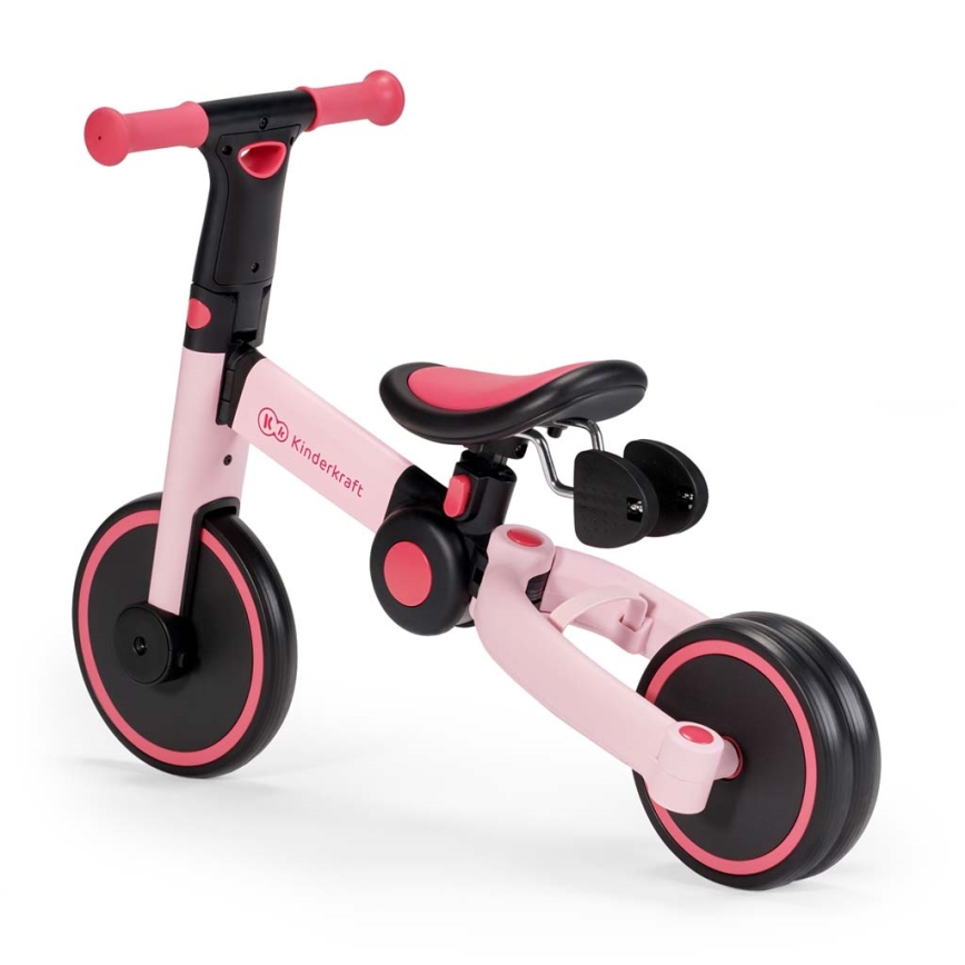 KINDERKRAFT - Tricicletă pentru copii 3în1 4TRIKE roz