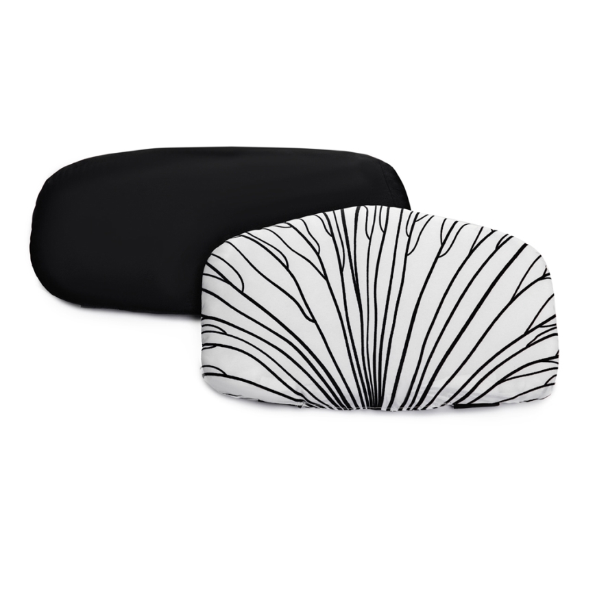 KINDERKRAFT - Căptușeală pentru scaun înalt pentru copii ENOCK, negru/alb