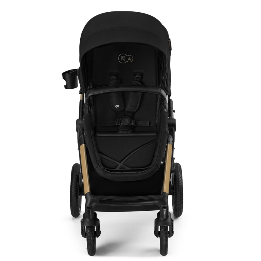 KINDERKRAFT - Cărucior combinat 3 în 1 MOOV 2 XL Air Black