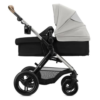 KINDERKRAFT - Cărucior combinat 3 în 1 MOOV 2 XL Air Grey