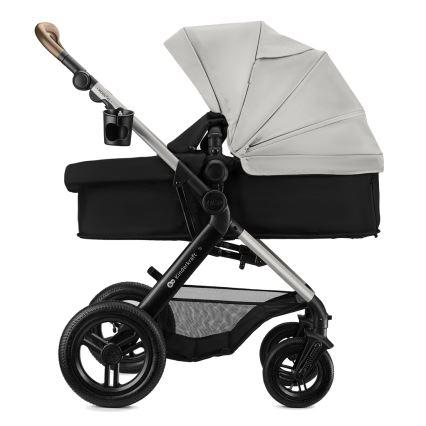 KINDERKRAFT - Cărucior combinat 3 în 1 MOOV 2 XL Air Grey