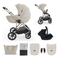 KINDERKRAFT - Cărucior combinat 3 în 1 PRIME 3 Sand Dune