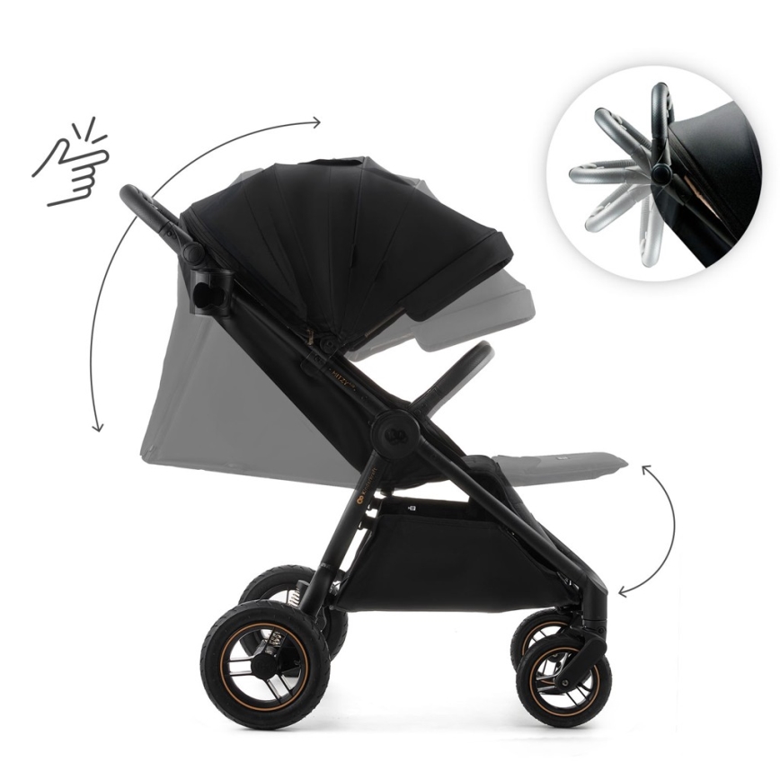 KINDERKRAFT - Cărucior sport MITZY Air, negru