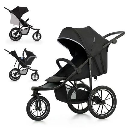 KINDERKRAFT HELSI2 - cărucior sport, negru