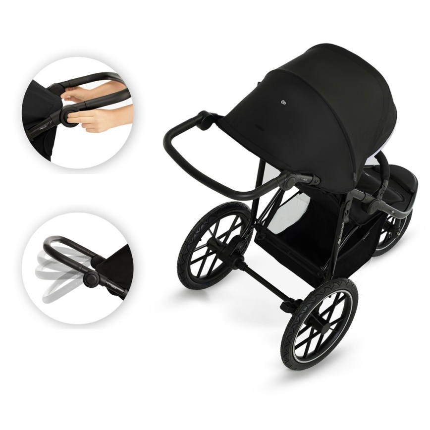KINDERKRAFT HELSI2 - cărucior sport, negru