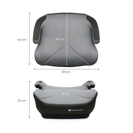 KINDERKRAFT - Înălțător auto I-BOOST 2 125–150 cm gri