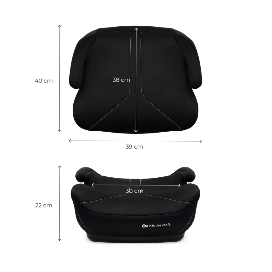 KINDERKRAFT - Inălțător auto I-BOOST 2 125–150 cm negru