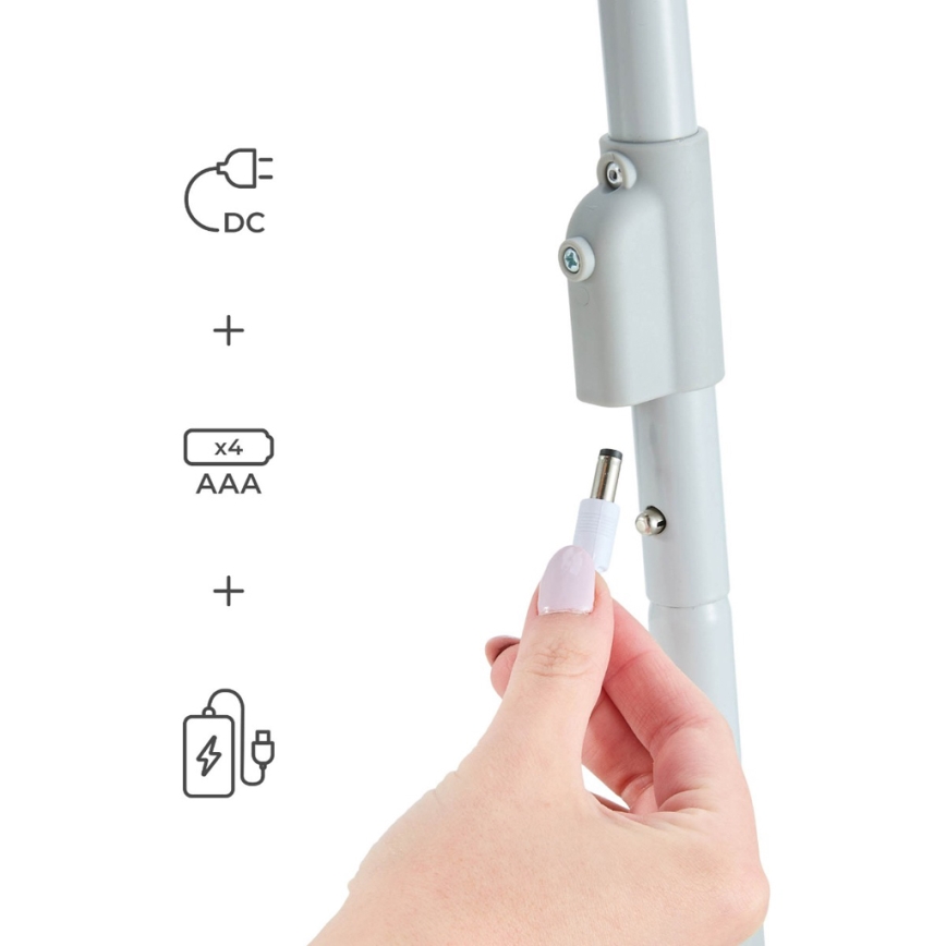 KINDERKRAFT - Leagăn pentru bebeluși SWINGEE, cu melodii, gri, 4xAAA/230V