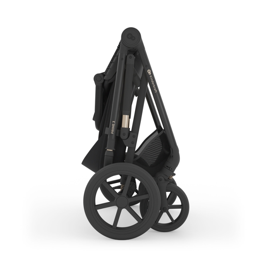 KINDERKRAFT PRIME 3 - Cărucior combinat 3-în-1, Venezian Black