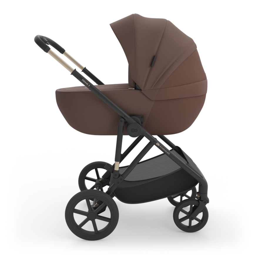 KINDERKRAFT PRIME 3 Velvet Mocca - cărucior combinat 3 în 1