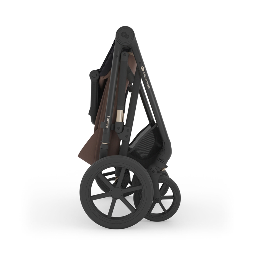 KINDERKRAFT PRIME 3 Velvet Mocca - cărucior combinat 3 în 1