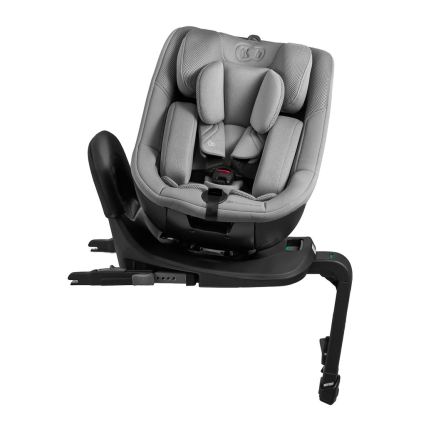 KINDERKRAFT - Scaun auto cu bază rotativă I-GUARD i-Size 40-105 cm, gri