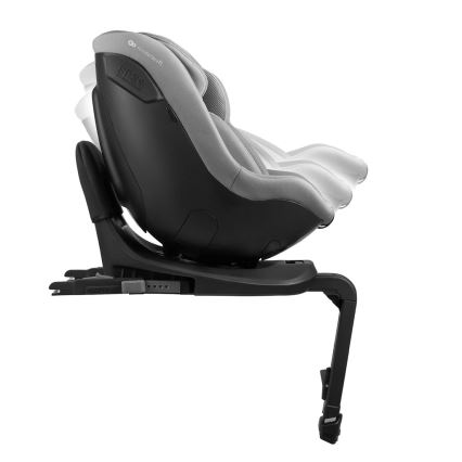 KINDERKRAFT - Scaun auto cu bază rotativă I-GUARD i-Size 40-105 cm, gri