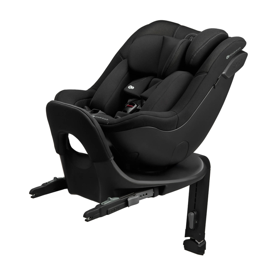 KINDERKRAFT - Scaun auto cu bază rotativă I-GUARD i-Size 40-105 cm negru