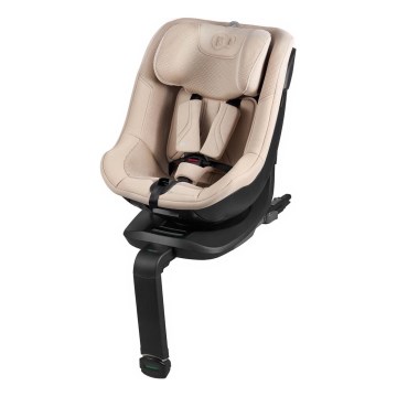 KINDERKRAFT – Scaun auto cu bază rotativă I-GUARD PRO i-Size 61–105 cm, bej