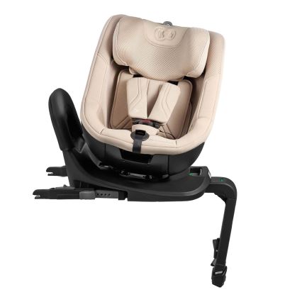 KINDERKRAFT – Scaun auto cu bază rotativă I-GUARD PRO i-Size 61–105 cm, bej