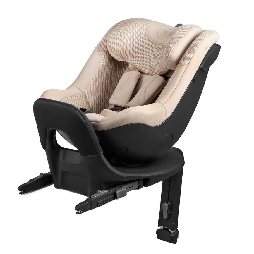 KINDERKRAFT – Scaun auto cu bază rotativă I-GUARD PRO i-Size 61–105 cm, bej