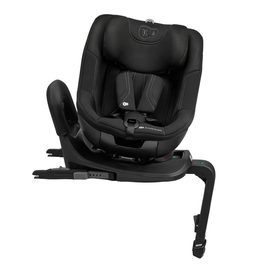 KINDERKRAFT - Scaun auto cu bază rotativă I-GUARD PRO i-Size 61–105 cm, negru
