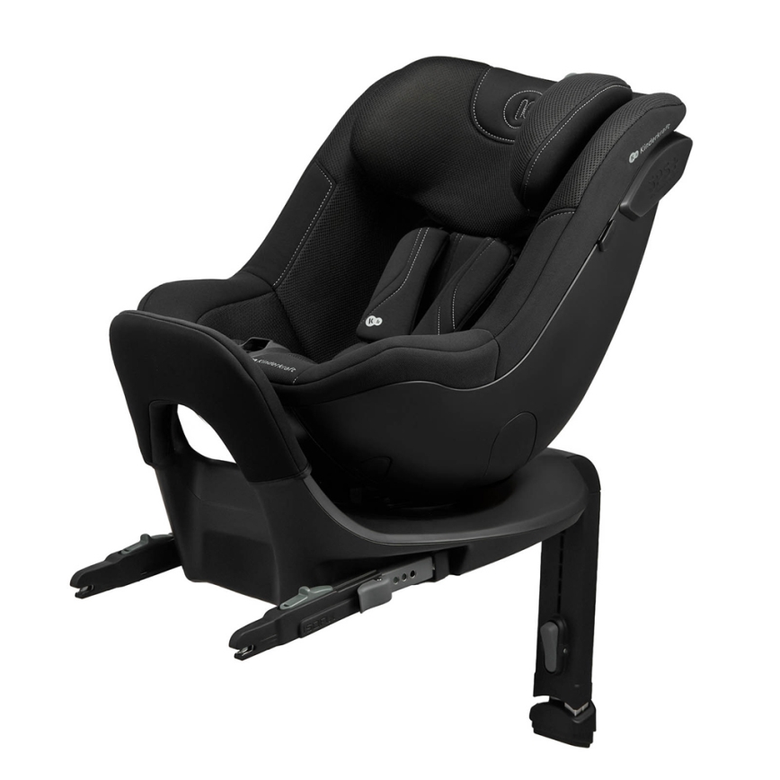 KINDERKRAFT - Scaun auto cu bază rotativă I-GUARD PRO i-Size 61–105 cm, negru