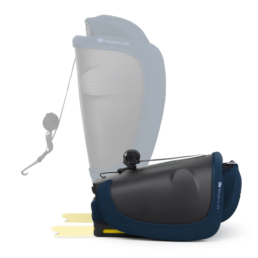 KINDERKRAFT - Scaun auto FIX2GO i-Size 76-150 cm, albastru